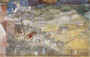 Ambrogio Lorenzetti Life in the Country painting